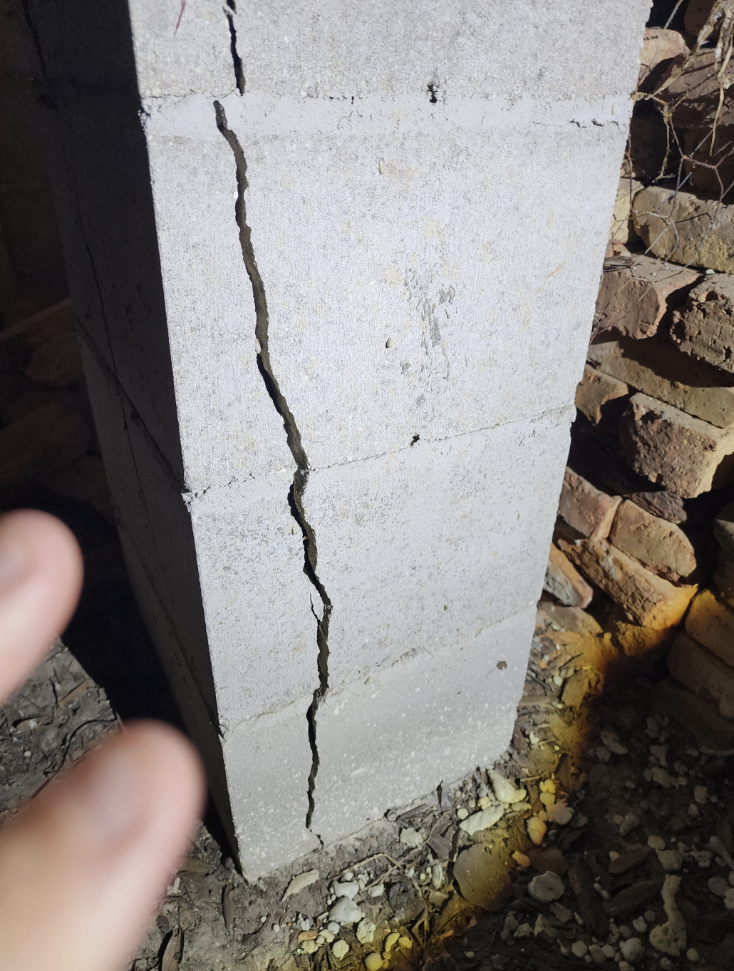 Foundation Pier Condition Inspection