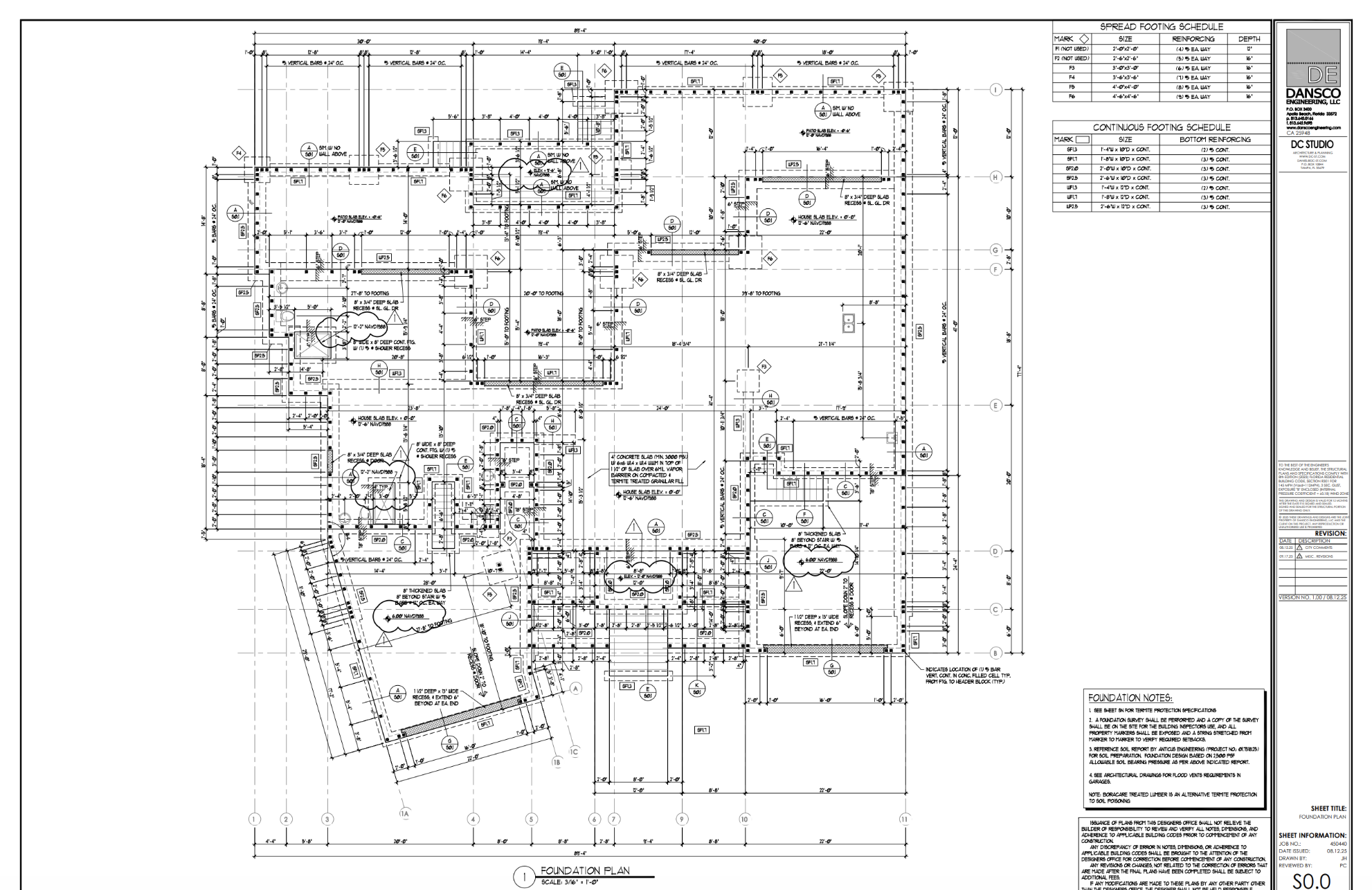 Custom Residence Foundation Design