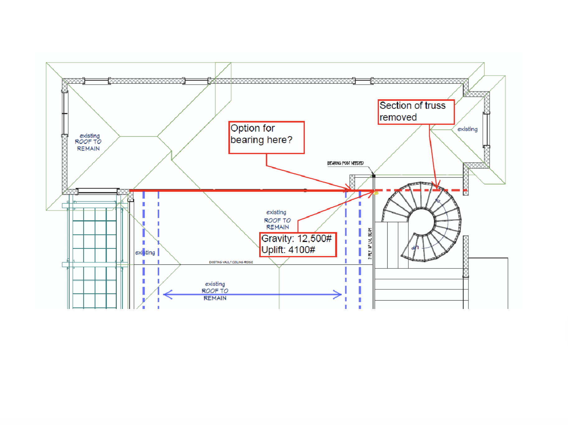 Truss Bearing Modification